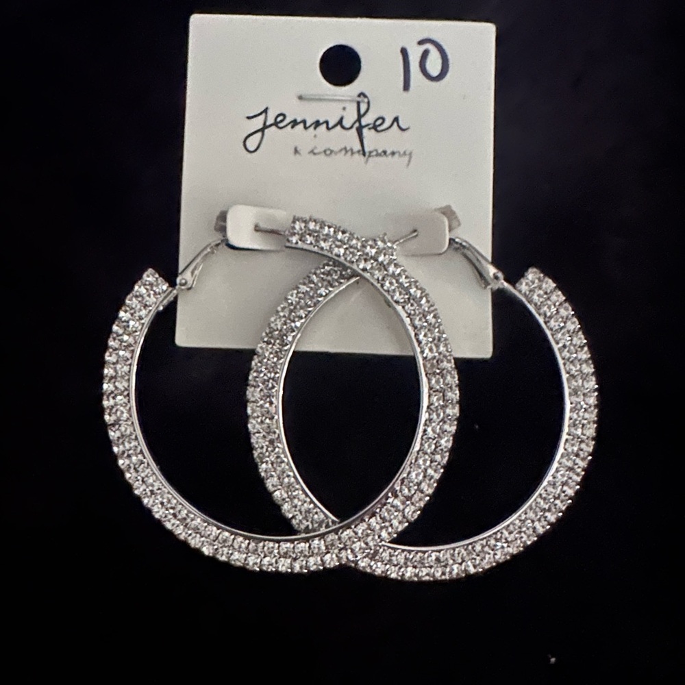 Silver Hoop Earrings